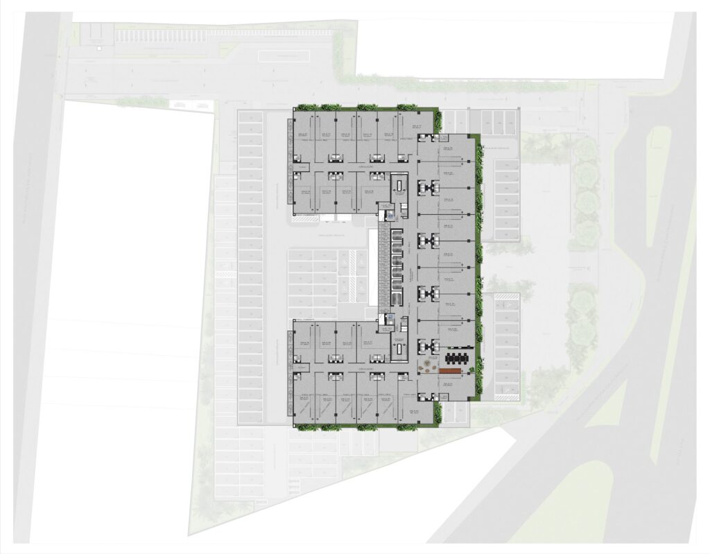 Planta da cobertura