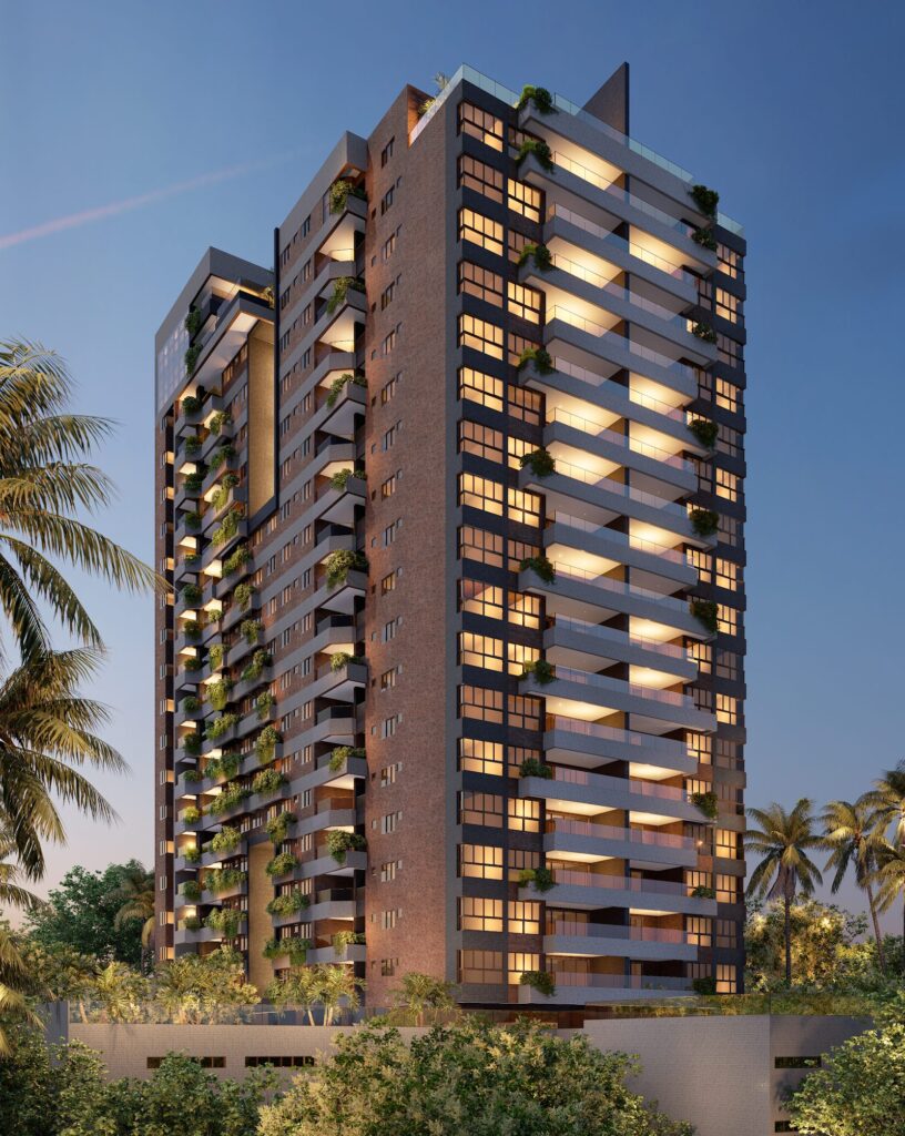 Blend Grand Reserva — Fachada ao pôr do sol
