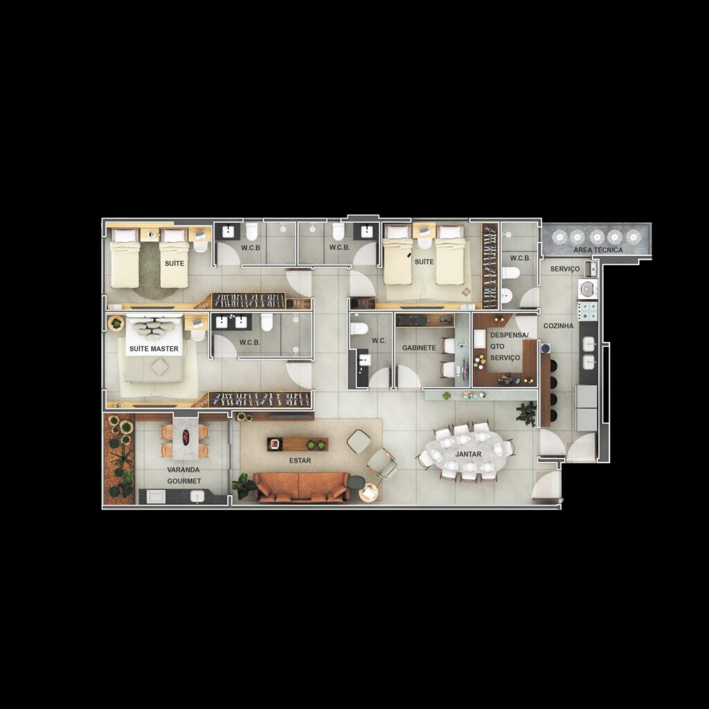 St. Peters Residence — Planta terminação 1