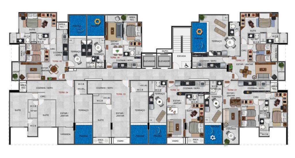 Studio Design 4 — Planta da cobertura