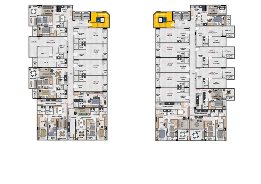 Three Towers – Studio Design 6 — Planta tipo 3