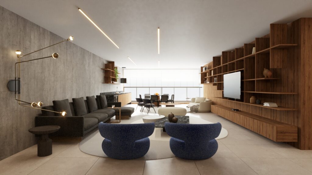 Apartamento Open — sala