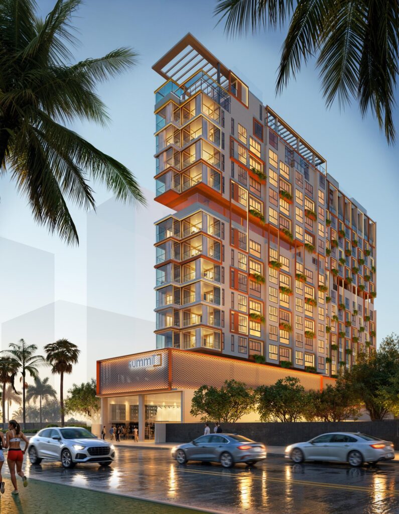 Summit Praia — 01-fachada-render-noturno